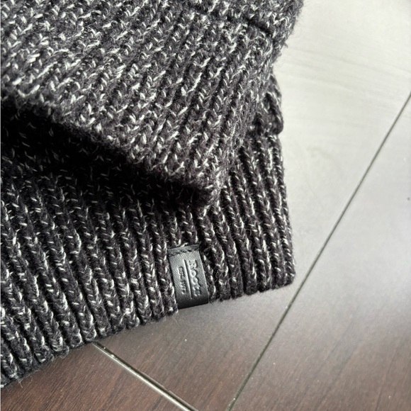 Roots Gray Ribbed Zip Up Cardigan Sweater - Picture 3 of 5